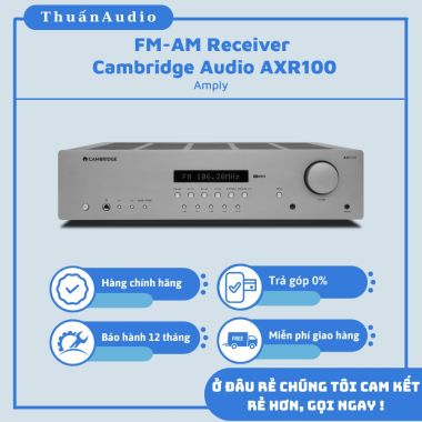 Amply FM-AM Receiver Cambridge Audio AXR100 - Giá Rẻ Tại Thuấn Audio