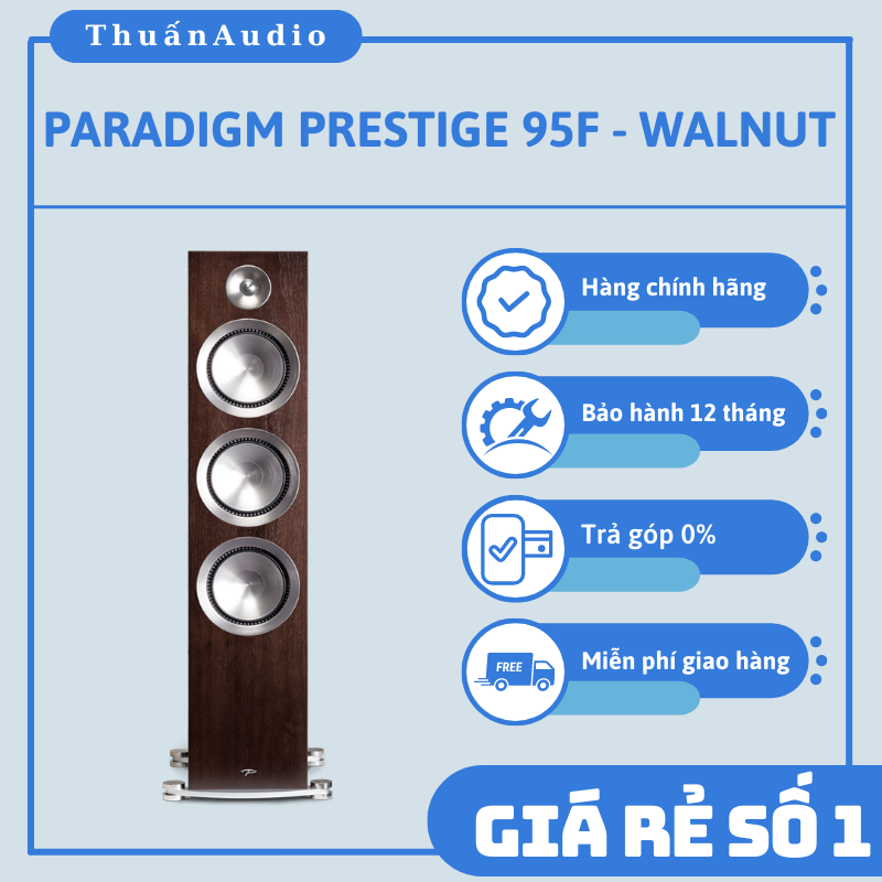 Loa PARADIGM PRESTIGE 95F - WALNUT - Giá Tốt Nhất VN