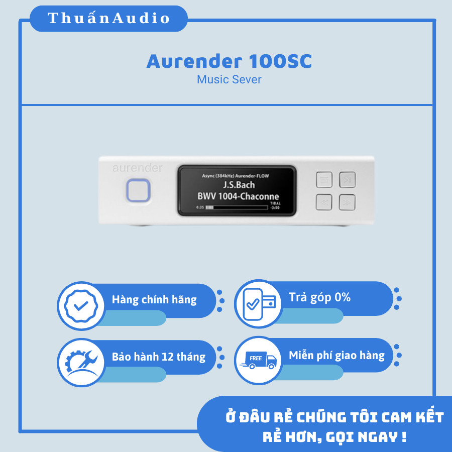 Music Sever AURENDER 100SC - Giá Tốt Tại Thuấn Audio