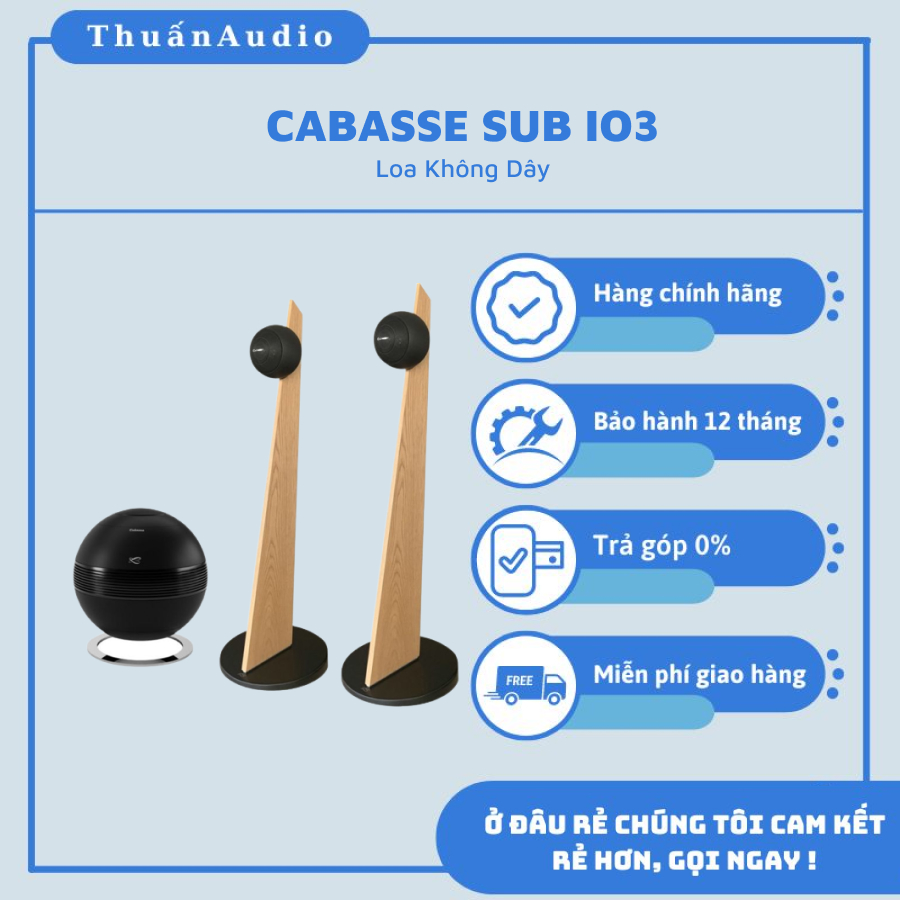Loa CABASSE THE PEARL SUB - IO3 - Giá Tốt Tại Thuấn Audio