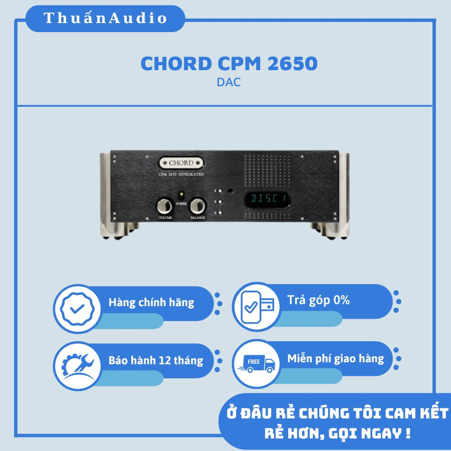 DAC CHORD - CPM 2650 - Giá Tốt Nhất Tại Thuấn Audio