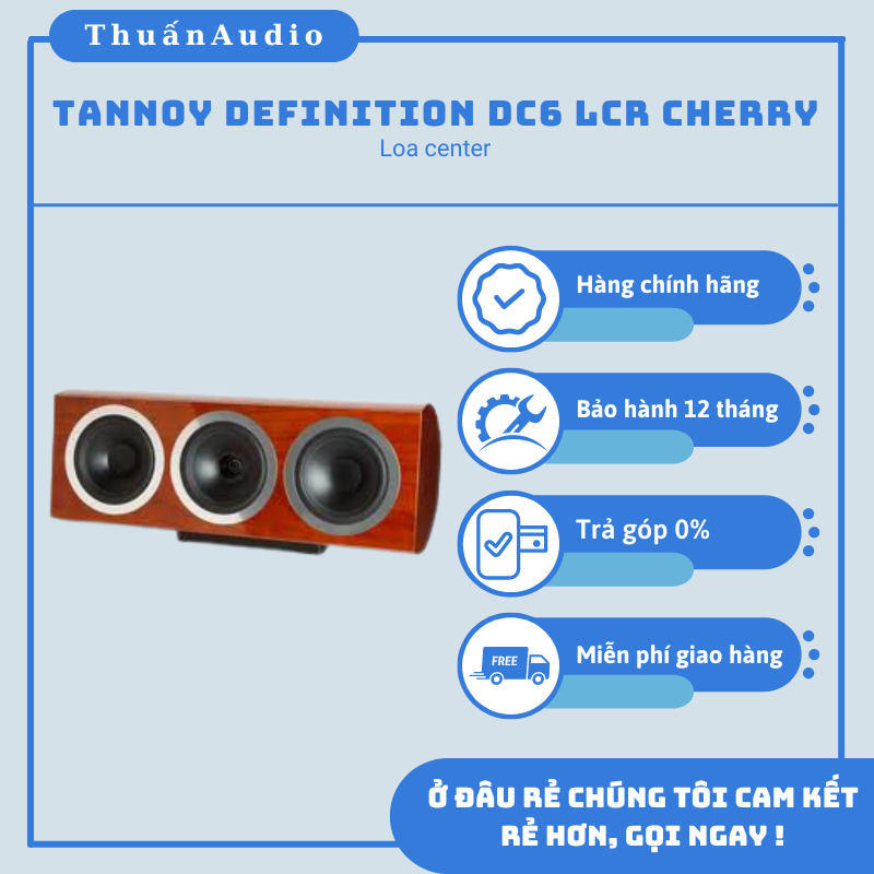 Loa Tannoy Definition DC6 LCR Cherry