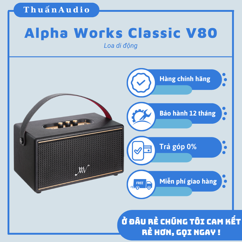 Loa Retro Alpha Works Classic V80